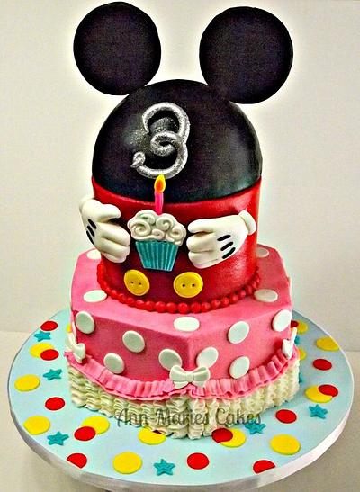  Girlie Mickey Mouse Clubhouse - Cake by Ann-Marie Youngblood