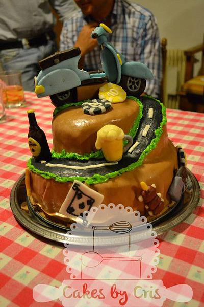 Vespa cake - Cake by Cakes by Cris