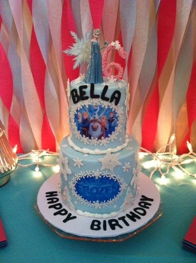 Bella's Frozen 6th Birthday - Cake by colie