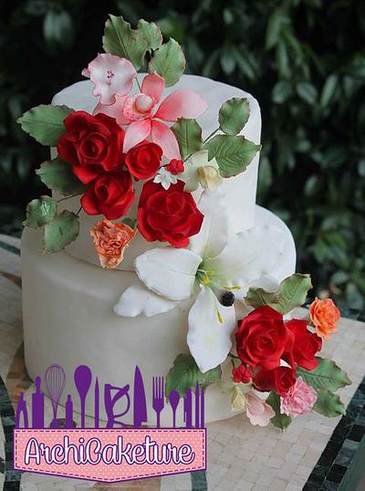 Flowers Cake - Cake by Archicaketure_Italia
