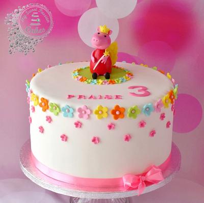 Peppa birthday cake - Cake by Beata Khoo