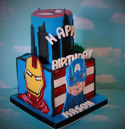 Avengers Call to Action! - Cake by Not Your Ordinary Cakes