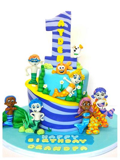 Bubble Guppies - Cake by BellaCakes & Confections