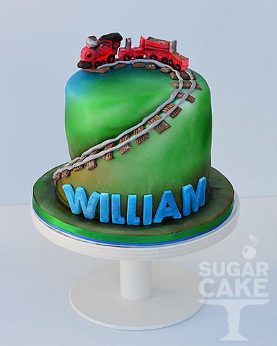 Sugarcake train cake - Cake by Cherrycake 