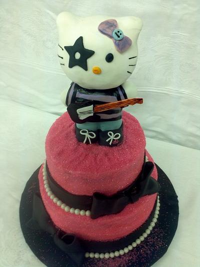 Rock Star Hello Kitty - Cake by Elyse Rosati
