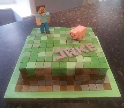 Minecraft Mania - Cake by The Custom Cakery