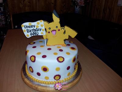 Pokemon Pikachu Cake - Cake by Mary Yogeswaran