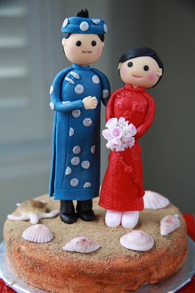 Chinese wedding topper - Cake by Ann
