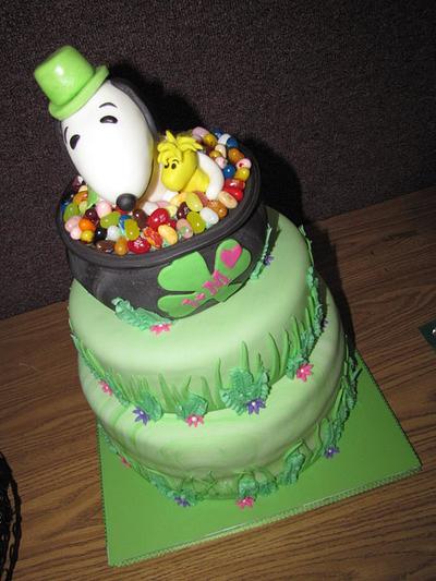 Snoopy and Woodstock - Cake by Tiffany Palmer