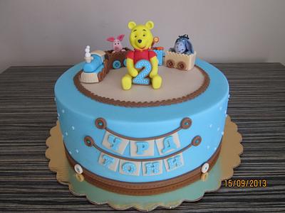 Winnie the Pooh and friends - Cake by sansil (Silviya Mihailova)