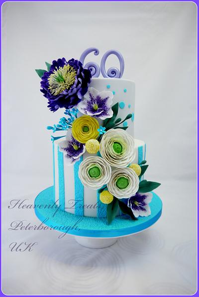 Flowers - Cake by Heavenly Treats by Lulu