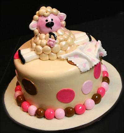 Baby Sheep Cake - Cake by Stacy Lint