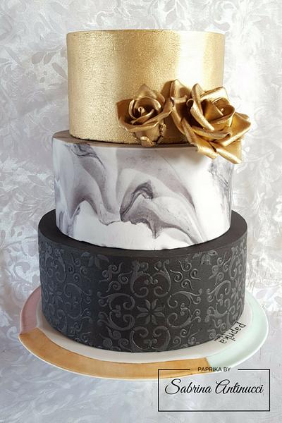 50th wedding anniversary cake - Cake by Sabrina Antinucci