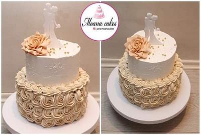 Wedding cake - Cake by Moanacakes