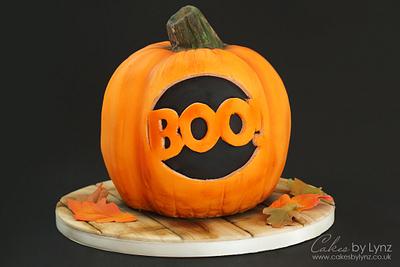 Halloween Pumpkin Cake Decorating Tutorial - Cake by CakesbyLynz