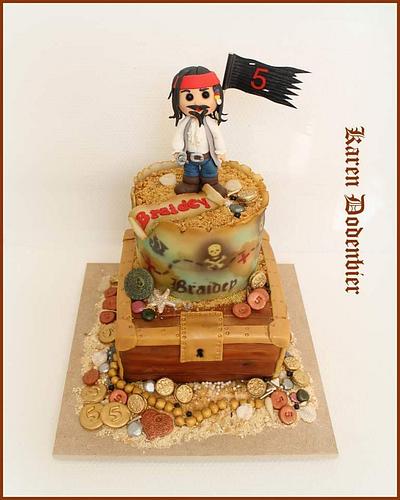 Jack Sparrow - Cake by Karen Dodenbier