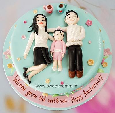 Family love cake - Cake by Sweet Mantra Homemade Customized Cakes Pune