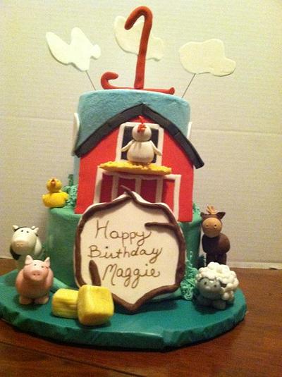 Maggie's Barn/Farm Cake - Cake by Maureen