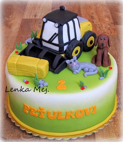 Excavator loader - Cake by Lenka
