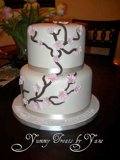 Cherry Blossom Cake - Cake by YummyTreatsbyYane