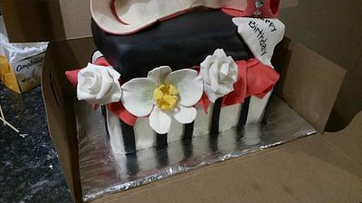 Birthday Shoe Cake - Cake by livelongandeatcake
