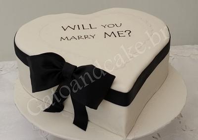 Will you marry me? - Cake by Ruth - Gatoandcake
