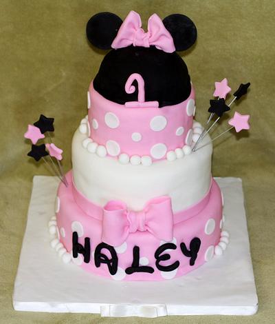Minnie Mouse - Cake by Chaitra Makam
