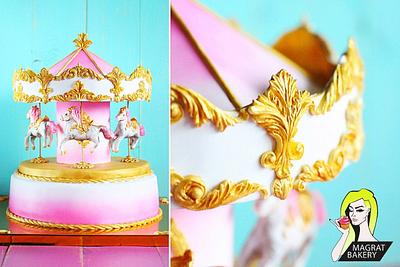 Pink Carousel Cake - Cake by Maria Magrat