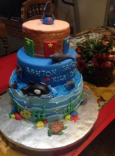 sea world theme cake - Cake by Dlkessler67