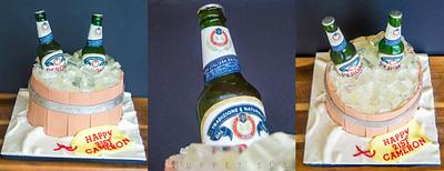 Cold Peroni Cake - Cake by Miss Muffet's Cakes