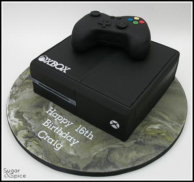 Player 1 ... XBOX for a 16th - Cake by Sugargourmande Lou