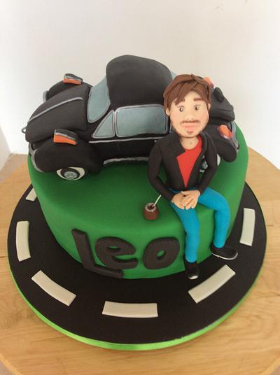The man and the car!!! - Cake by Cinta Barrera