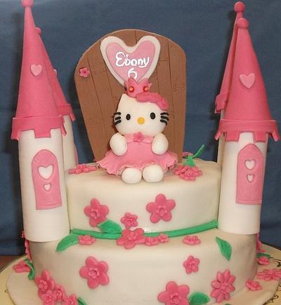 Hello Kitty/Peppa Pig Dual Cake - Cake by Sonia Eddy