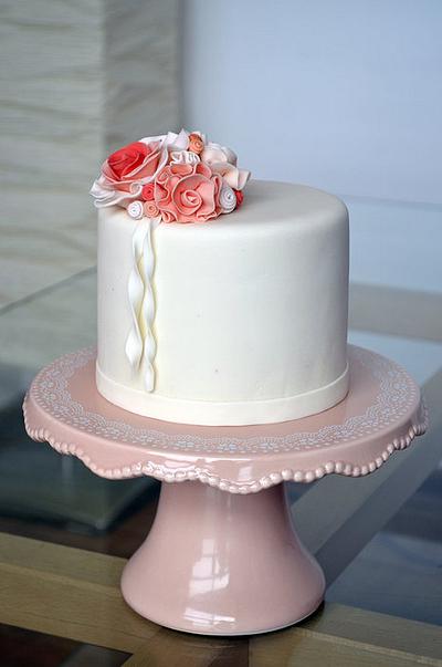 Floral ruffles - Cake by Crumb Avenue