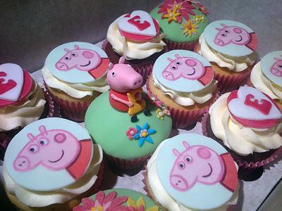 Peppa Pig Cupcakes - Cake by Danielle Lainton