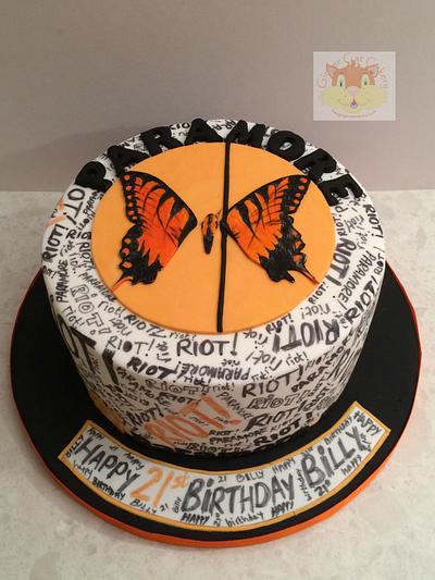 Paramore - Cake by Elaine - Ginger Cat Cakery 