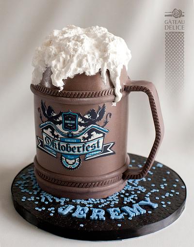 mug beer - Cake by Marie-Josée 