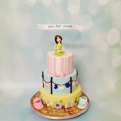 Baby Shower cake - Cake by Urvi Zaveri 