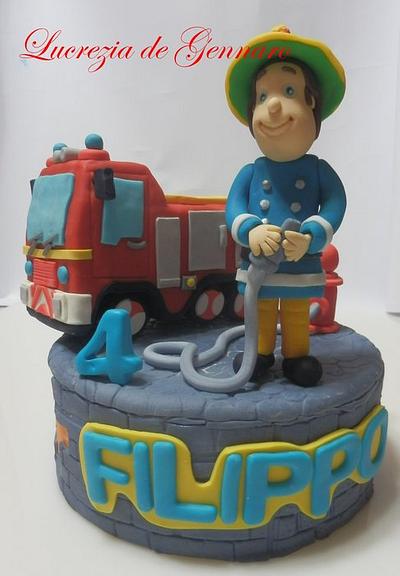 fireman Sam cake - Cake by sweet_sugar_crazy