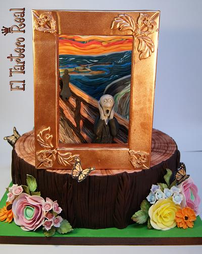 "El Grito" Edvard Munch. Colaboración Primavera con Arte - Cake by El Tartero Real