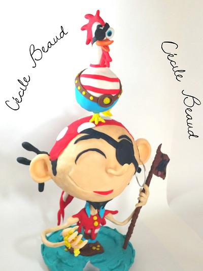 piratttttttte 😀😀 - Cake by Cécile Beaud