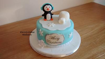 Penguin & Igloo - Cake by Kerri's Cakes
