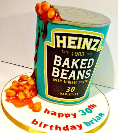 Baked Beans tin cake - Cake by Liana @ Star Bakery