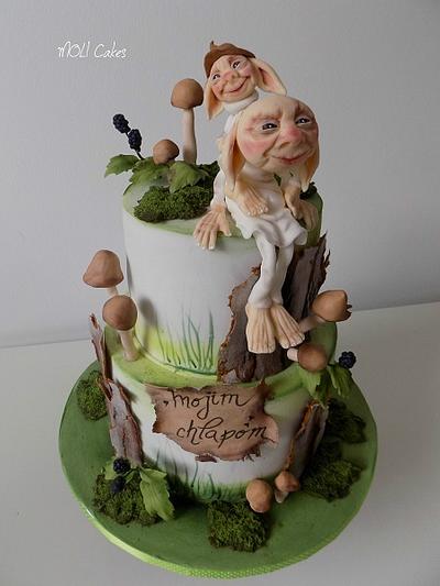 Trolls - Cake by MOLI Cakes