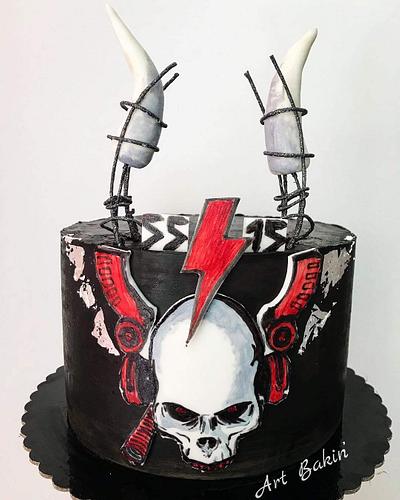 AC/DC rock cake - Cake by Art Bakin’