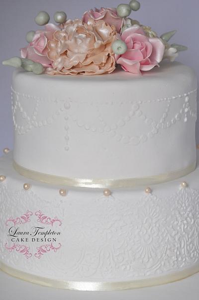 Pastel Wedding Cake - Cake by Laura Templeton
