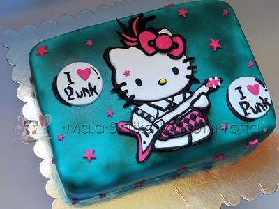 Punk Hello Kitty - Cake by tweetylina
