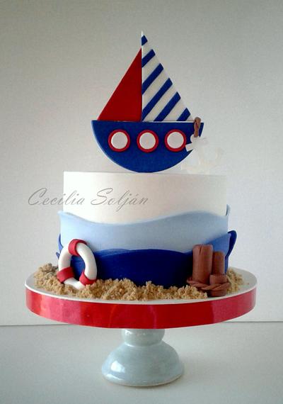 Nautical cake - Cake by Cecilia Solján
