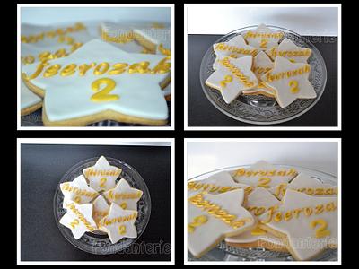 Little star cookie - Cake by Fondanterie
