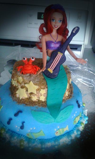 Washed on shore to play some music  - Cake by Jennifer 